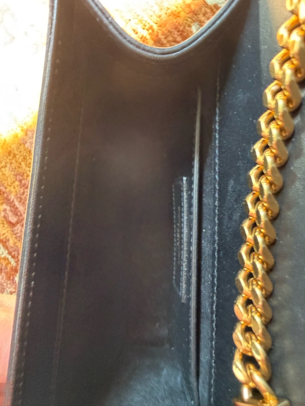 SOLD Saint Laurent Black Leather Kate Chain Tassel Crossbody Bag - Picture 12 of 14